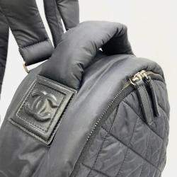 Chanel Black Nylon Quilted Coco Cocoon Backpack 
