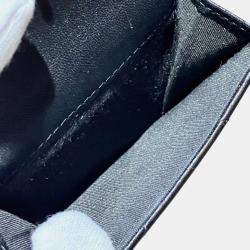 Chanel Black Lambskin Leather Tri-Fold 19 Small Flap Wallet