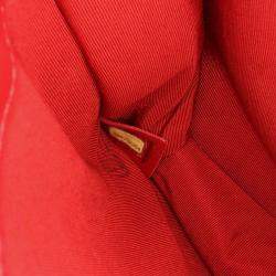 Chanel Red Small Quilted Calfskin and Caviar Chain Handle Flap