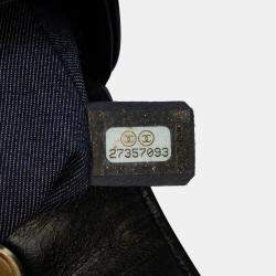 Chanel Black Crumpled Calfskin En Vogue Rope Flap
