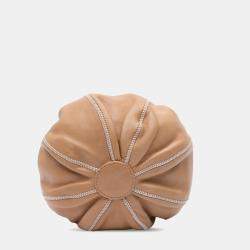 Chanel Brown Mini Lambskin and Satin Reversible Sac Cordon