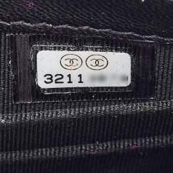 Pre Owned Chanel Black Quilted Leather Mini Trendy CC Chain Clutch Bag