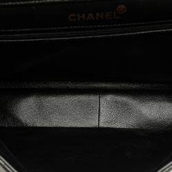 Chanel Black Jumbo Lambskin Double Sided Flap