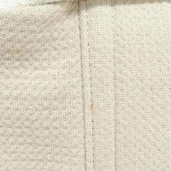 Chanel Beige Canvas and Leather Shopping Tote Bag