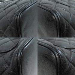 Pre Owned Chanel Black Grained Calfskin CC Tote Bag
