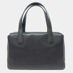 Chanel Grained Calfskin Wild Stitch Tote Bag