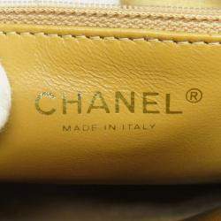 Chanel Beige Grained Calfskin Leather Tote Bag 