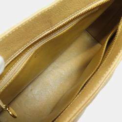 Chanel Beige Grained Calfskin Leather Tote Bag 