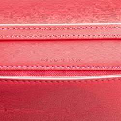 Chanel Pink Caviar Skin Camellia Coco Mark Chain Wallet Mini Shoulder Bag