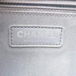 Chanel Leather Silver Gabrielle Chain Shoulder Bag