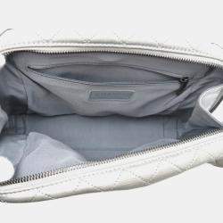 Chanel Leather Silver Gabrielle Chain Shoulder Bag
