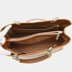  Chanel Patent Leather Gold Matelasse GST Chain Tote Bag