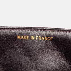 Chanel Burgundy Mini Rectangular Classic Suede Single Flap