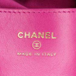 Chanel Purple Quilted Caviar Polly Pocket Hobo