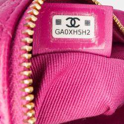 Chanel Purple Quilted Caviar Polly Pocket Hobo