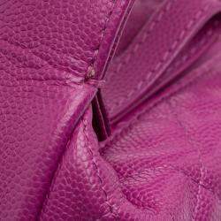 Chanel Purple Quilted Caviar Polly Pocket Hobo
