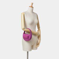 Chanel Purple Quilted Caviar Polly Pocket Hobo