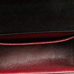 Chanel Black Lambskin Parent Child Kelly Set Top Handle Bag