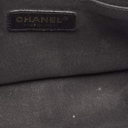 Chanel Black Quilted Leather Medium Boy Flap Bag
