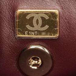 Pre Owned Chanel Black Quilted Caviar Leather Mini Coco Top Handle Bag