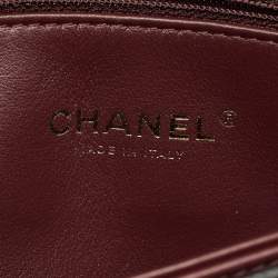 Pre Owned Chanel Black Quilted Caviar Leather Mini Coco Top Handle Bag