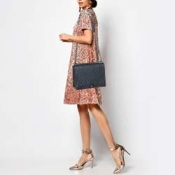 Chanel Blue Quilted Leather Large Boy Flap Bag