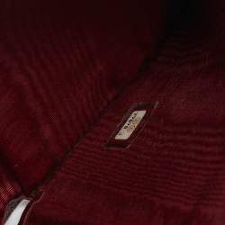 Pre Owned Chanel Burgundy Caviar Leather CC Trifold Wallet
