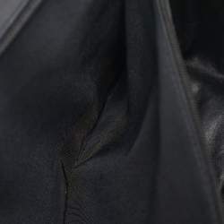 Chanel Black Quilted Patent Leather Maxi Classic Single Flap Bag