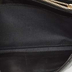 Pre Owned Chanel Black Quilted Leather Golden Class Continental Wallet