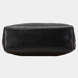 Pre Owned Chanel Black Triple CC Caviar Tote