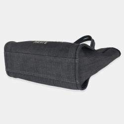 Chanel Dark Blue Denim Small Deauville Tote bag