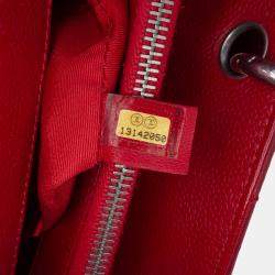 Chanel Red Caviar Grand Shopping Tote