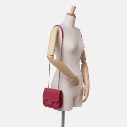 Chanel Red Mini Stitched Calfskin Citizen Flap