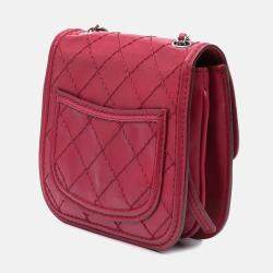 Chanel Red Mini Stitched Calfskin Citizen Flap