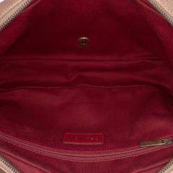 Chanel Brown Large Quilted Glazed Caviar Shiva Flap