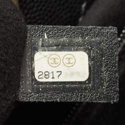 مملوكة مسبقًا Chanel Black Caviar Leather Small Studded Deauville Tote