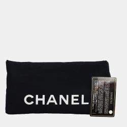 Chanel Black Chevron Leather CC Chain Surpique Shoulder Bag