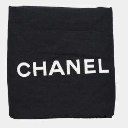 Chanel Black & Grey Denim and Leather Quilted Shopper Tote Bag