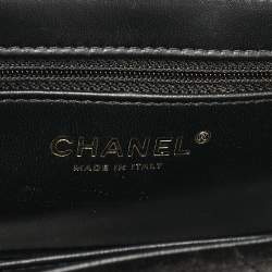 Chanel Black Quilted Velvet Mini Kelly Bag