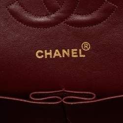 Chanel Black Quilted Leather Medium Classic Double Flap Bag