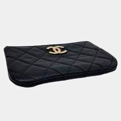 Chanel Black Caviar Leather mini pouch