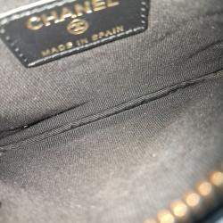 Chanel Black Caviar Leather mini pouch