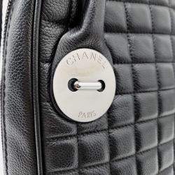 Chanel Black Leather caviar tote bag