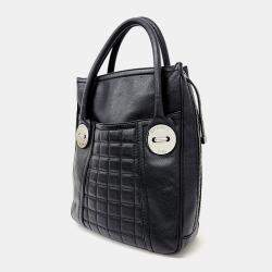 Chanel Black Leather caviar tote bag