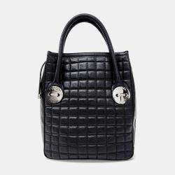 Chanel Black Leather caviar tote bag