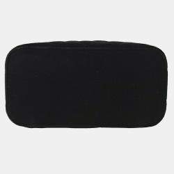 Chanel Black Velvet Vanity crossbody Bag
