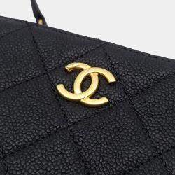 Chanel Black Leather Caviar Belt Bag