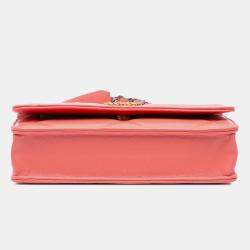 Chanel Pink Quilted Lambskin 19 Wallet on Chain