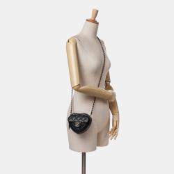 Chanel Black Mini Lambskin CC in Love Heart Crossbody