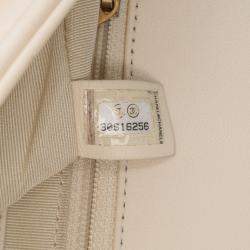 Chanel White Medium Quilted Lambskin CC Coin Flap
